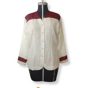 Blusa canesú de telar