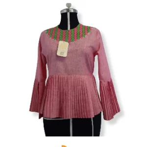 Blusa con telar de Venustiano Carranza