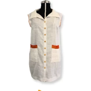 Blusón con amplitud artesanal